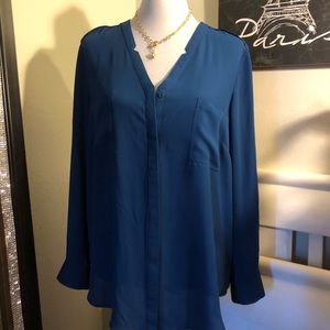 Simply style blue Top Size XL